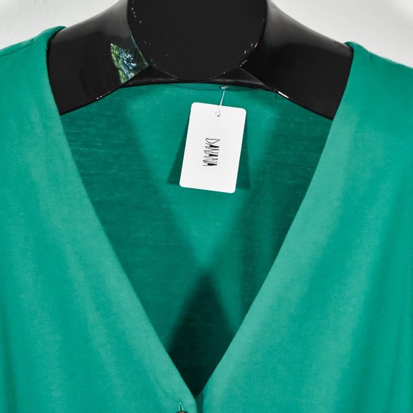 Green Jumpsuit with Buttons Size L - Picture 3 of 7